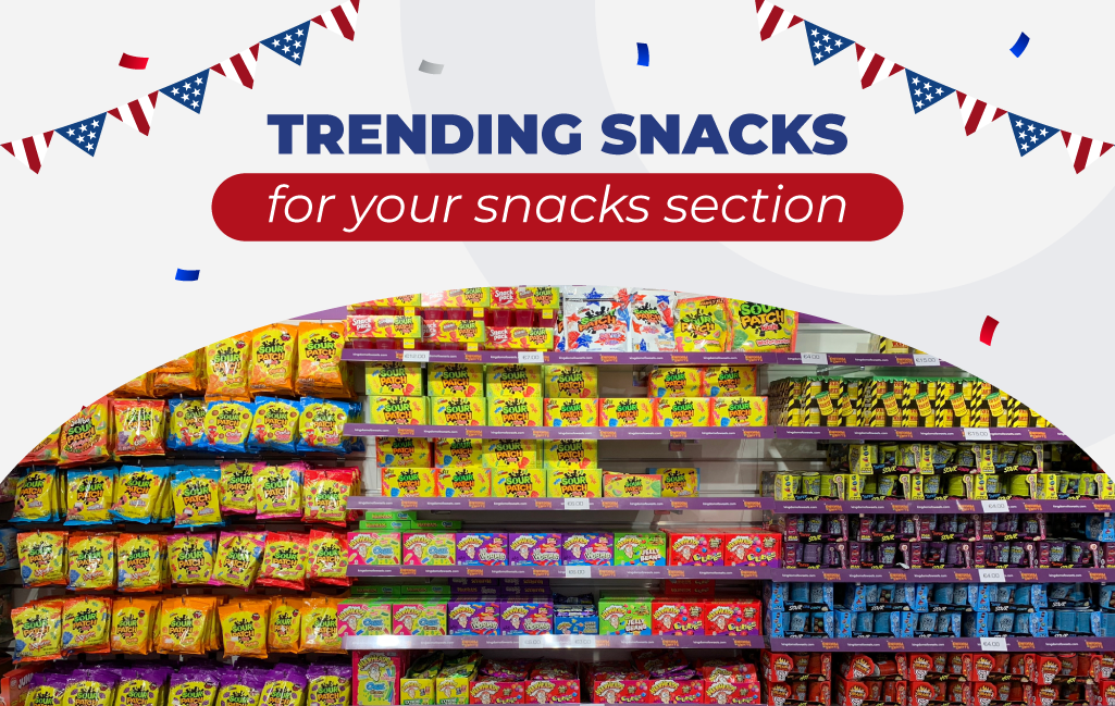 American snacks: trending products for your snacks section