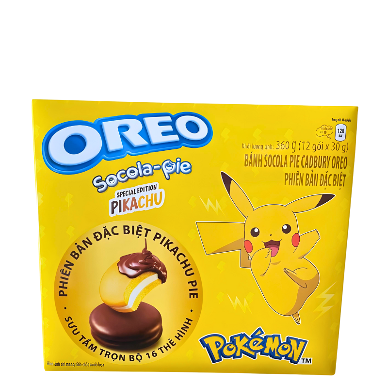 Oreo Socola - Pie Pikachu